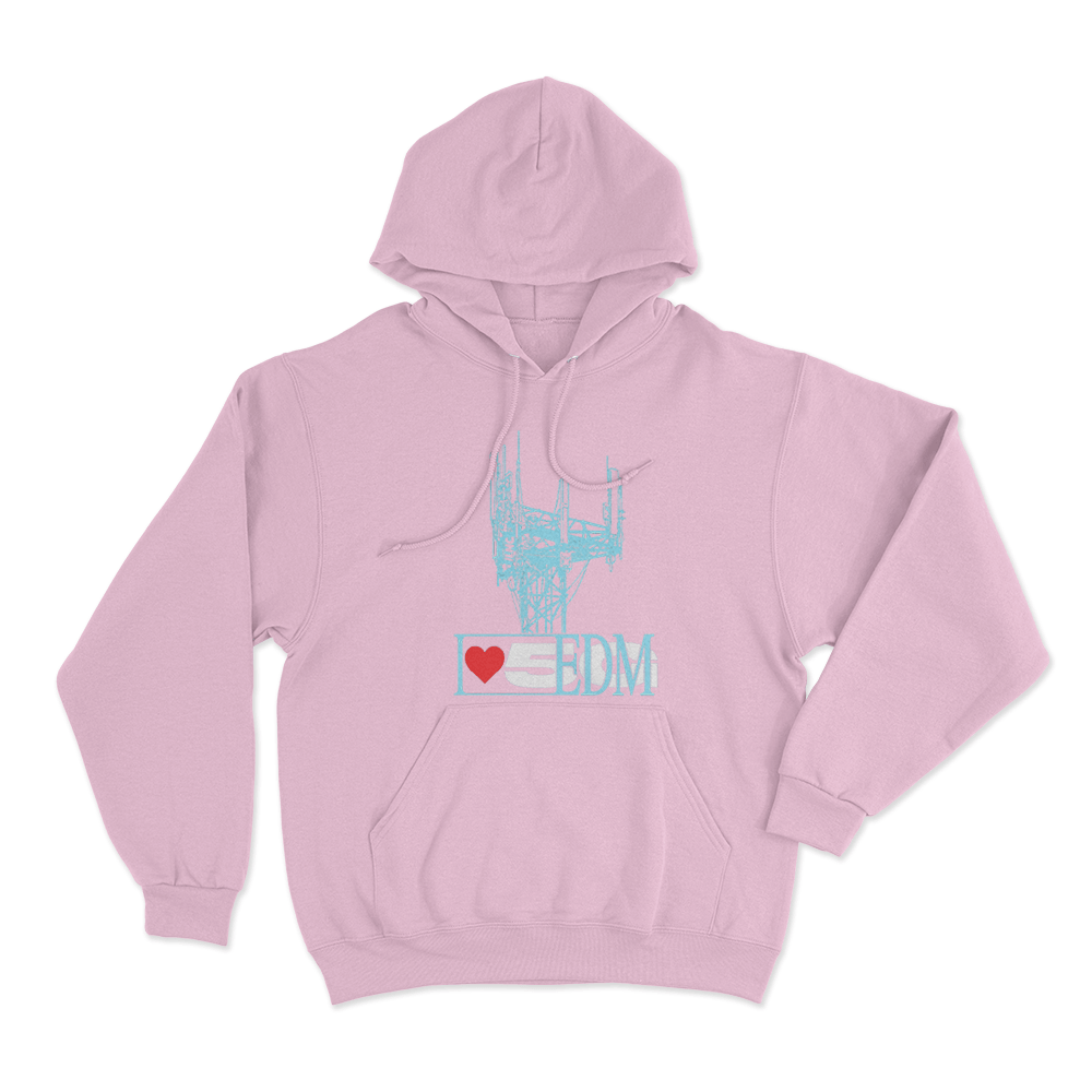 Cell Tower Unisex Hoodie Pink Cell Tower Unisex Hoodie Pink