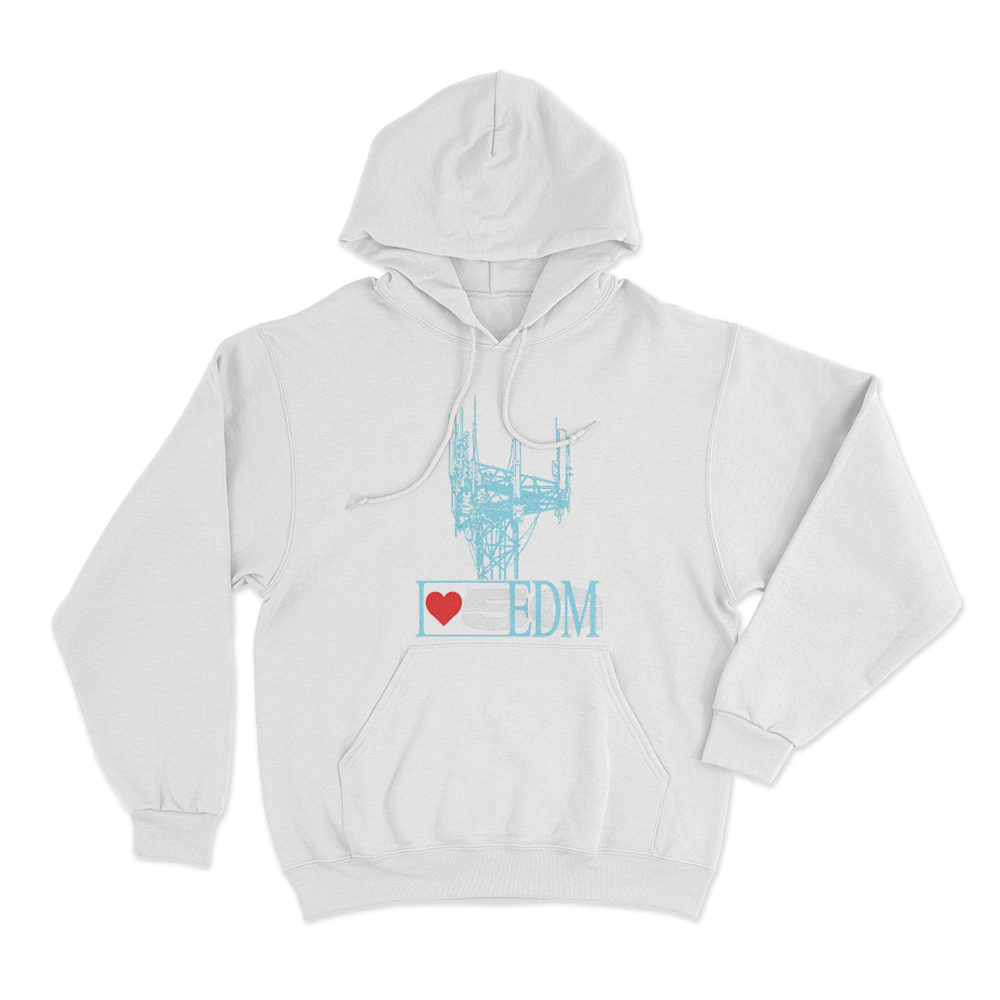 Cell Tower Unisex Hoodie White Cell Tower Unisex Hoodie White