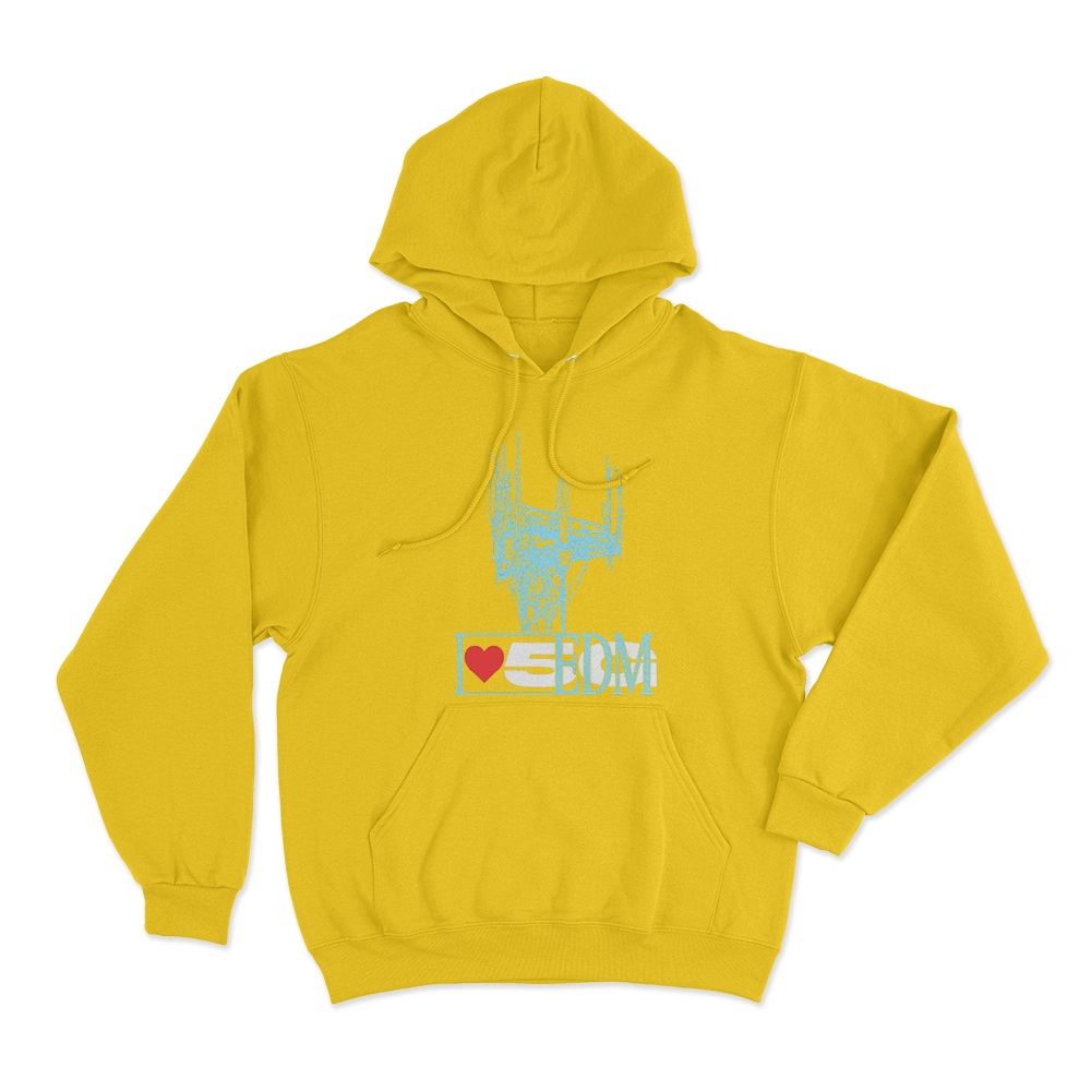 Cell Tower Unisex Hoodie Yellow Cell Tower Unisex Hoodie Yellow