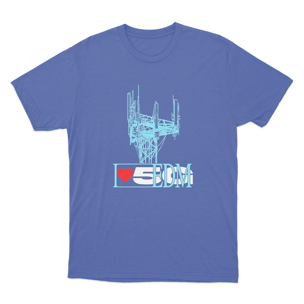 Cell Tower Unisex T Shirt Blue Cell Tower Unisex T Shirt Blue