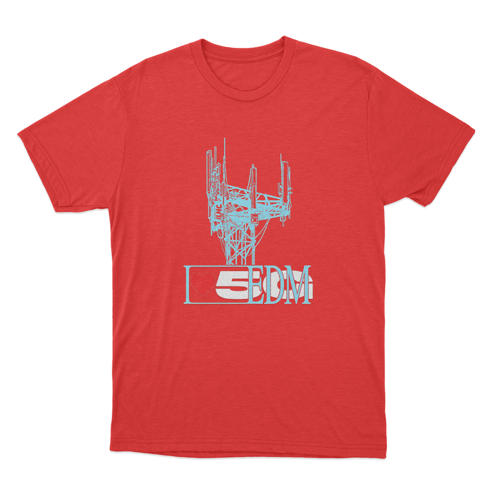 Cell Tower Unisex T Shirt Red Cell Tower Unisex T Shirt Red