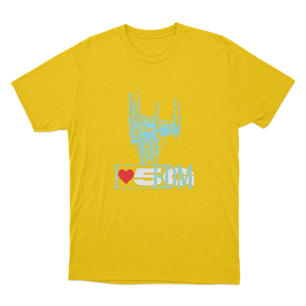 Cell Tower Unisex T Shirt Yellow Cell Tower Unisex T Shirt Yellow