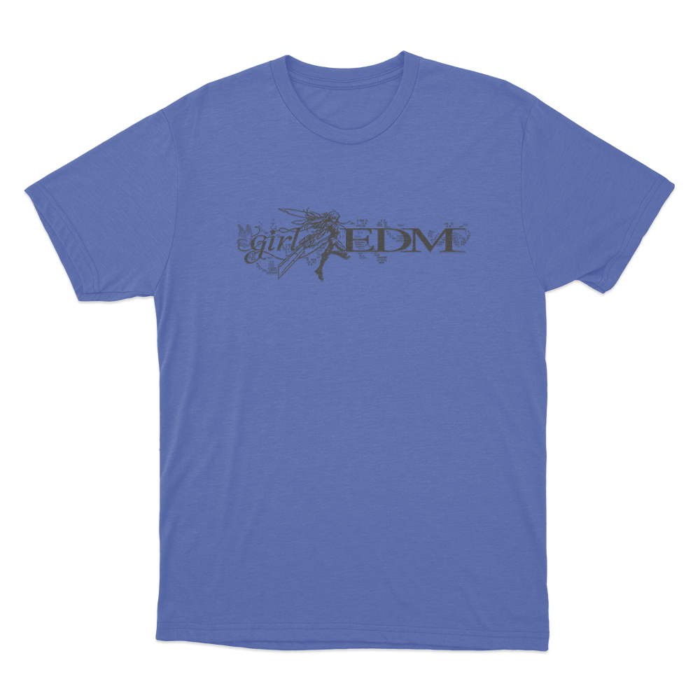 GIrl Edm Unisex T Shirt Blue GIrl Edm Unisex T Shirt Blue