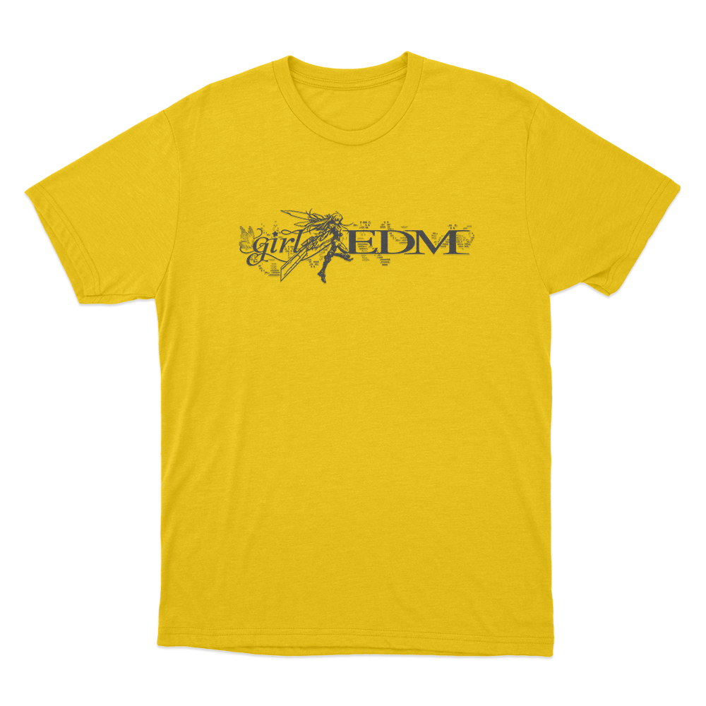 GIrl Edm Unisex T Shirt Yellow GIrl Edm Unisex T Shirt Yellow