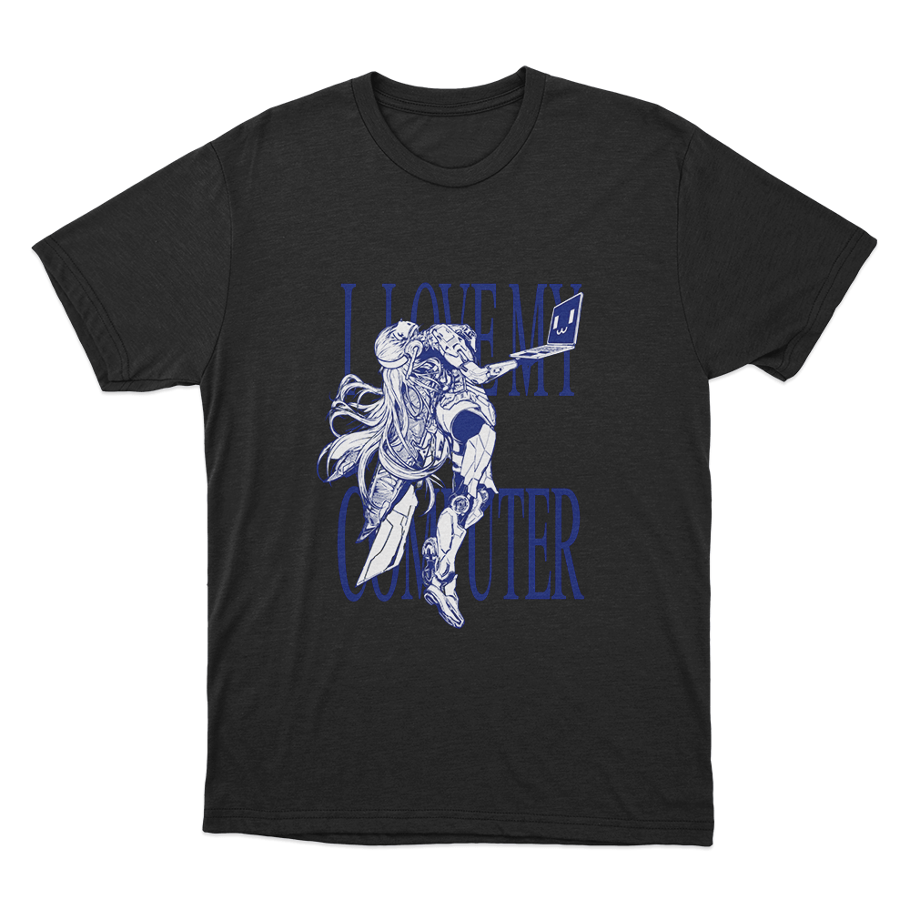 I Love My Computer Unisex T Shirt Black I Love My Computer Unisex T Shirt Black