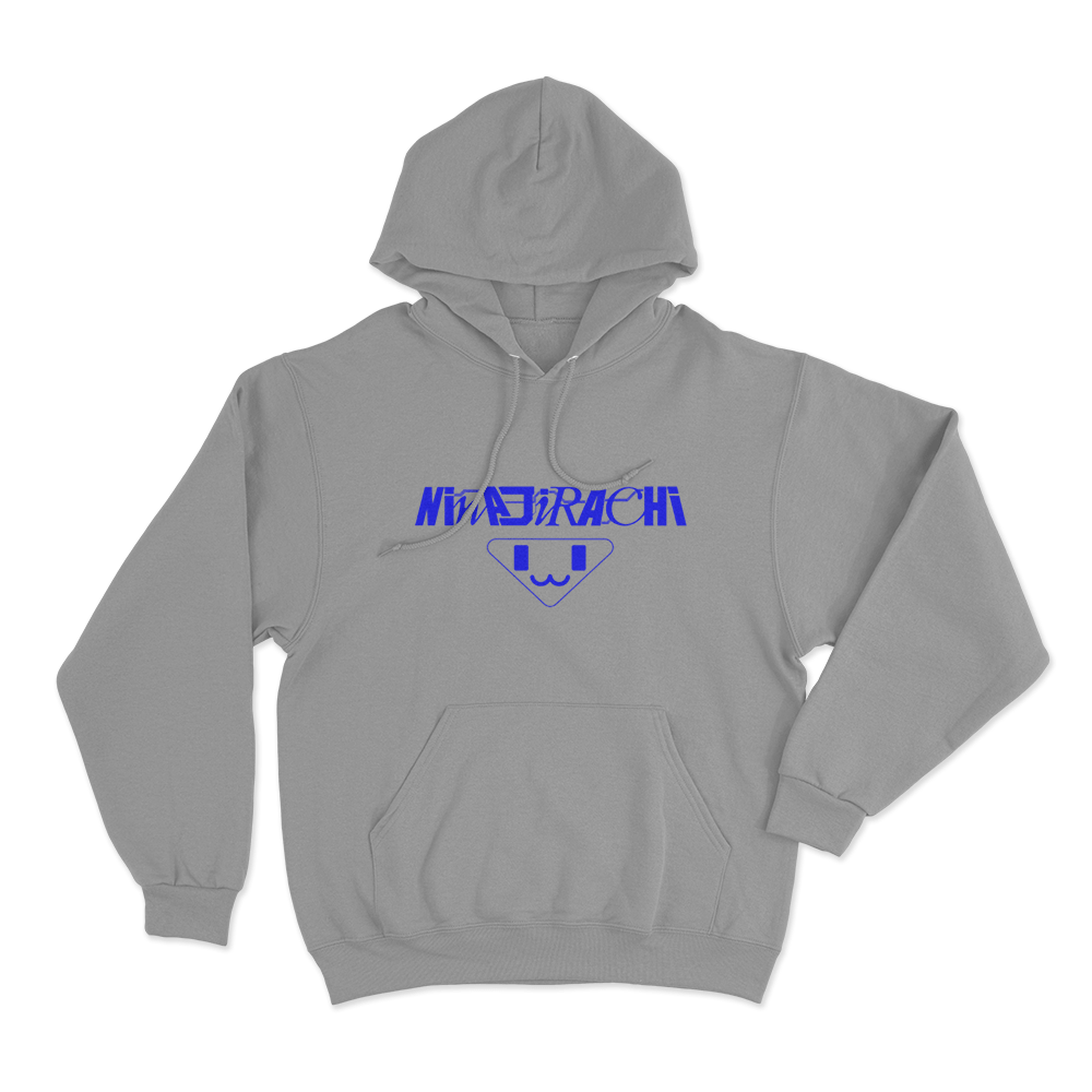 Ninajirachi Cyber Face Logo Unisex Hoodie Grey Ninajirachi Cyber Face Logo Unisex Hoodie Grey