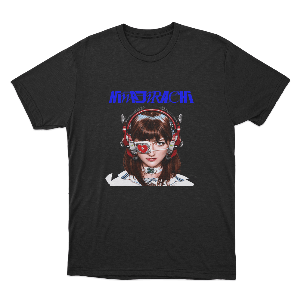 Ninajirachi Cyber Girl Portrait Unisex T Shirt Black Ninajirachi Cyber Girl Portrait Unisex T Shirt Black