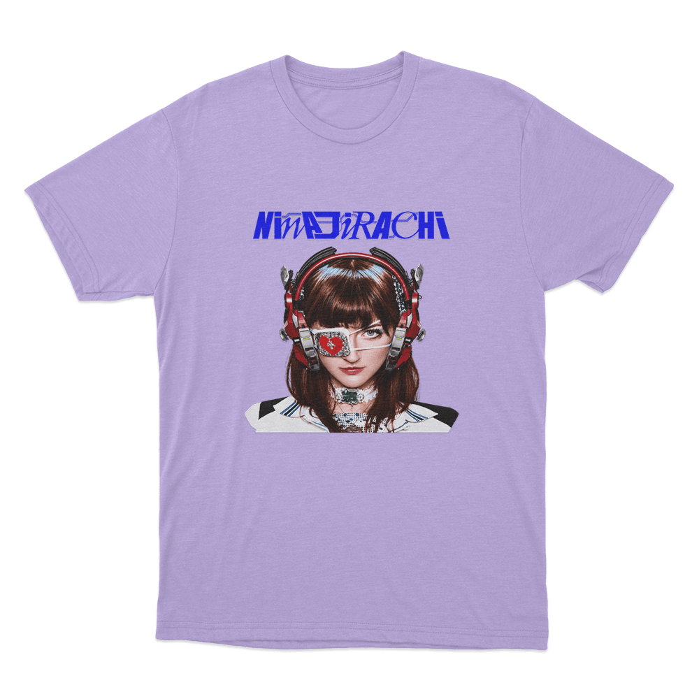 Ninajirachi Cyber Girl Portrait Unisex T Shirt Purple Ninajirachi Cyber Girl Portrait Unisex T Shirt Purple